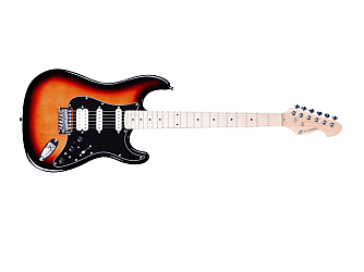 GUITARRA MICHAEL STRATO ROCKER GMS 250 C/EFEITOS SK SUNBURST BLACK