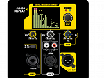 CAIXA SKP BI AMPLIFICADA DX15 C/ DSP - 1400WTS - BLUETOOTH