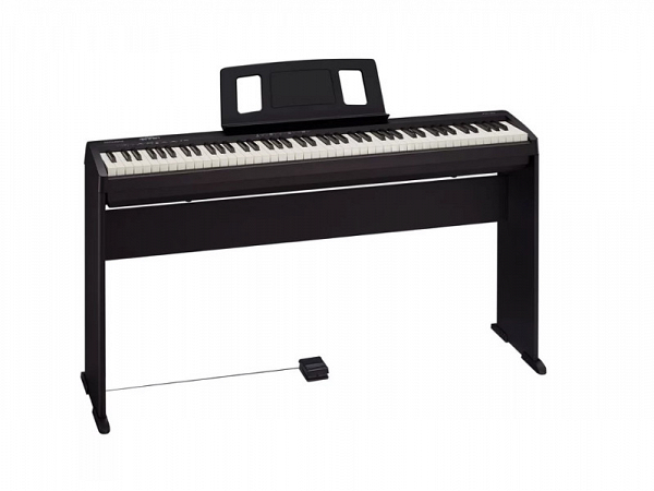 PIANO ROLAND DIGITAL FP10 BK COM ESTANTE E PEDAL