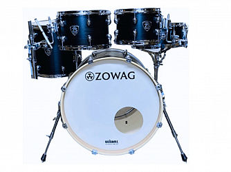 BATERIA ZOWAG Z5 MEDIUM FUSION BLACK WOOD 10/12/14/14/20 SHELL PACK