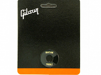 PLACA GIBSON P/CHAVE SELETORA PRWA 010 PRETA COM PRINT DOURADO