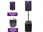 CAIXA WALDMAN SISTEMA TORRE AMPLIFICADO L1-1584 - 1000WTS - BLUETOOTH
