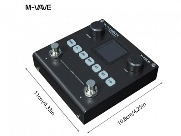 PEDALEIRA M-VAVE GUITARRA BLACKBOX