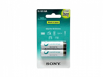 PILHA RECARREGAVEL SONY NHAAB2GN AA 250 C/2 PILHAS