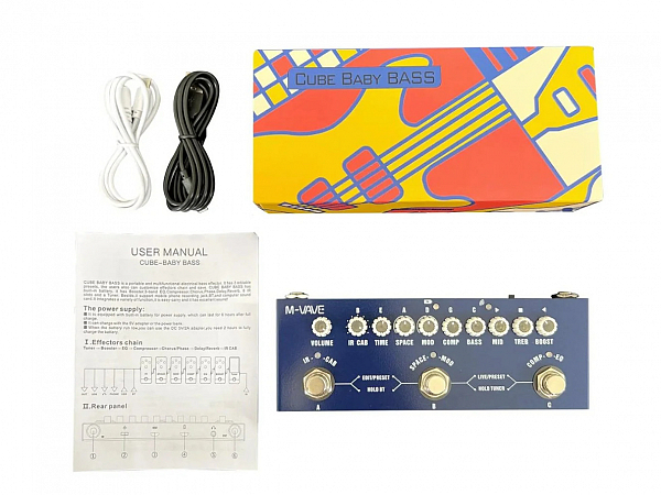 PEDALEIRA M-VAVE BAIXO CUVAVE CUBE BABY VD634