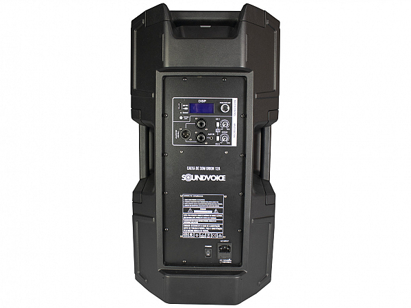 CAIXA SOUNDVOICE AMPLIFICADA ORION 12A 500W C/ BLUETOOTH E DSP