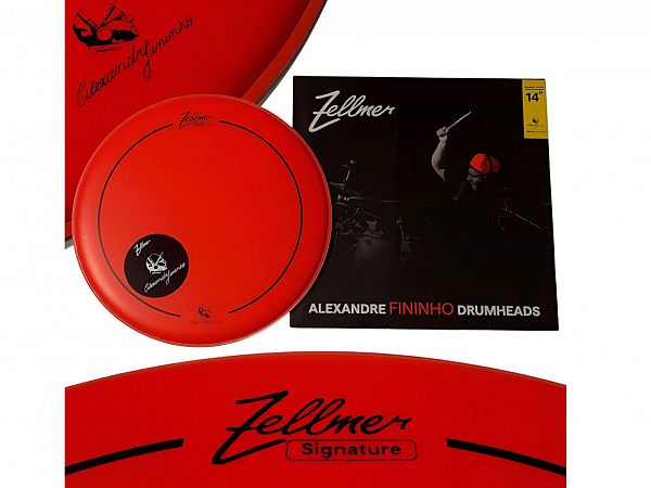 PELE ZELLMER 14 SIGNATURE ALEXANDRE FININHO POROSA VERMELHA