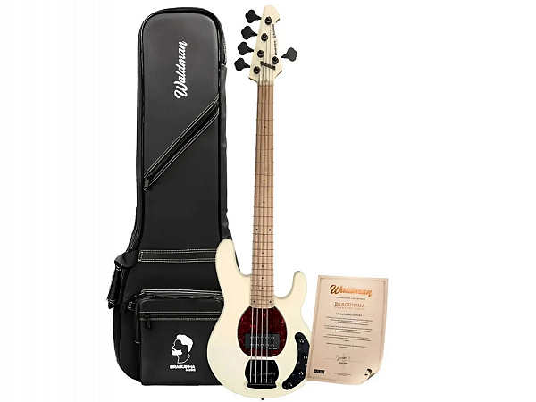 BAIXO WALDMAN 5C SIGNATURE BRAGUINHA MMB-724BRA WHITE C/ BAG