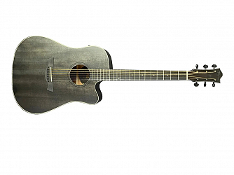 VIOLAO TAGIMA AÇO ELETRICO TBW 200 BK FOLK BLACK WOOD