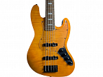 BAIXO WALDMAN JAZZ BASS 5C ATIVO GJJ505A FAF FLAMED AMBAR FLAT