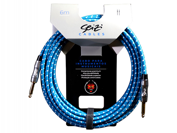 CABO SEIZI INSTRUMENTO ENERGY 6M P10/ P10 - BLUE & WHITE