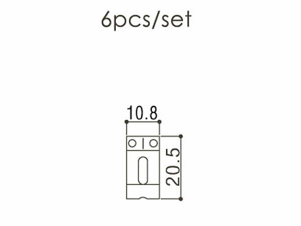 SADDLE P/TREMOLO GOTOH S-108 N C/6