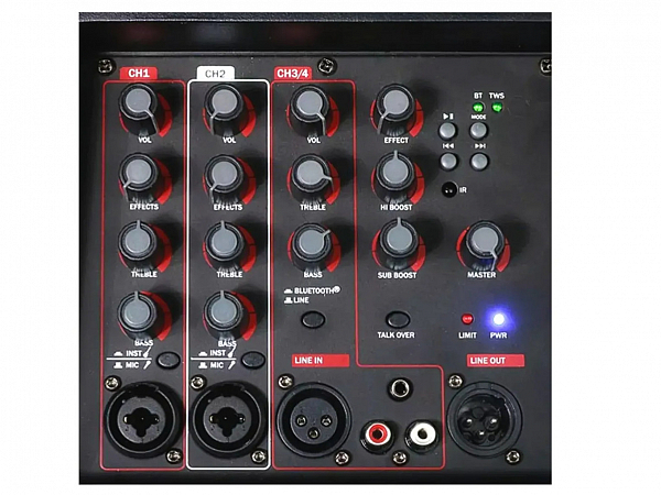CAIXA NOVIK SISTEMA AMPLIFICADO STAGE-8 PRO - 400WTS -BIVOLT