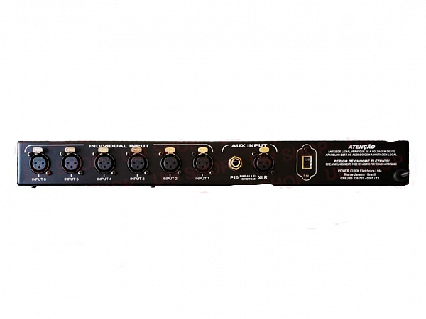 AMPLIFICADOR FONE POWER CLICK RKX 6 RACK 19