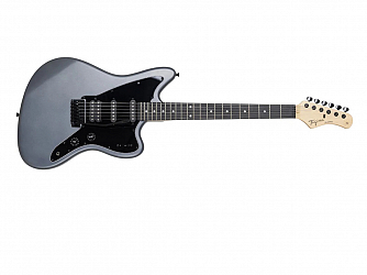 GUITARRA TAGIMA TW 60 JAZZ MASTER MDSVS ESCALA ESCURA METALLIC DEEP SILVER