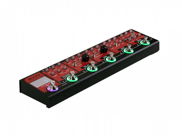 PEDALEIRA GUITARRA MOOER CPT1RED TRUCK  (BOST/DR//DIST/MOD/DEL/RE)