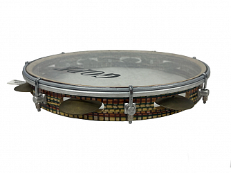 PANDEIRO GOPE 12 MADEIRA SUPER LEVE SKIN AFRICA PELE CRISTAL