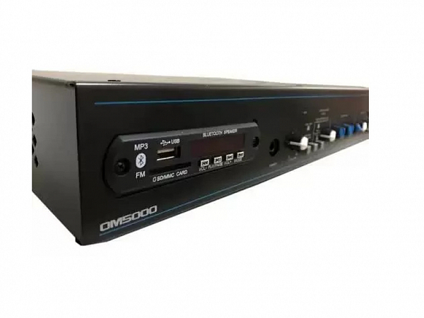 AMPLIFICADOR ONEAL MULTIUSO OM 5000 BLUETOOTH USB/ SD/ FM/ REC