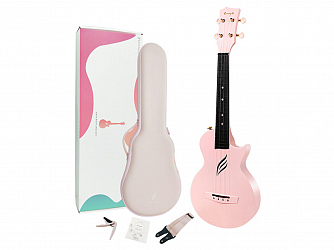 UKULELE SEIZI NOVA U CONCERT ACUSTICO FIBRA DE CARBONO PINK C/ BAG