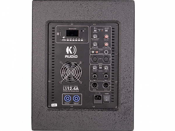 CAIXA K AUDIO SISTEMA  AMPLIFICADO LS12.4A SUB + LS12.4 400WTS