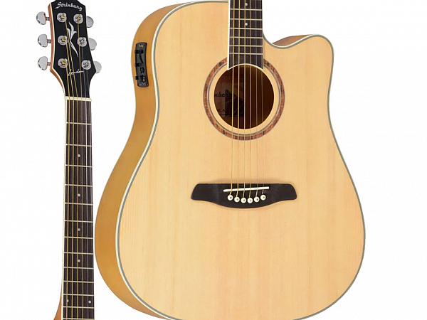 VIOLAO STRINBERG AÇO LONDON LE30C NATURAL SATIN