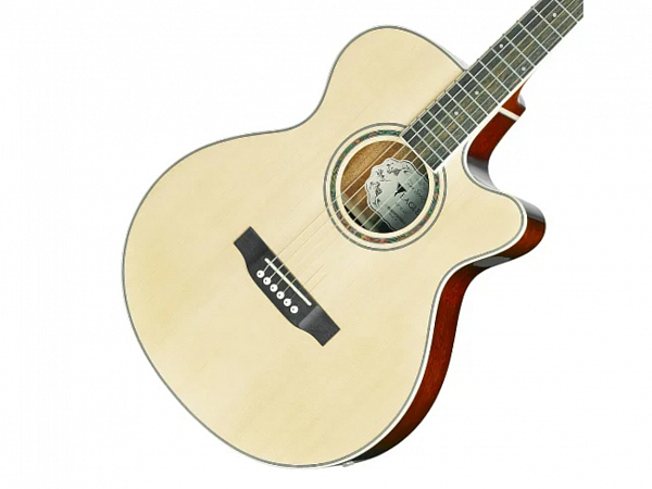 VIOLAO EAGLE AÇO ELETRICO CH 70 NATURAL - MINI JUMBO C/BAG