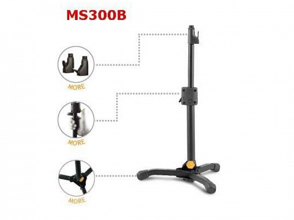 PEDESTAL MICROFONE HERCULES JR MS300 B