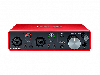 INTERFACE FOCUSRITE SCARLET 2i2 3rd GEN 3a Geração