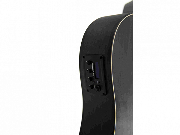 VIOLAO TAGIMA AÇO FOLK SLIM CUTAWAY EQ OKUME OP TBW 400 BK