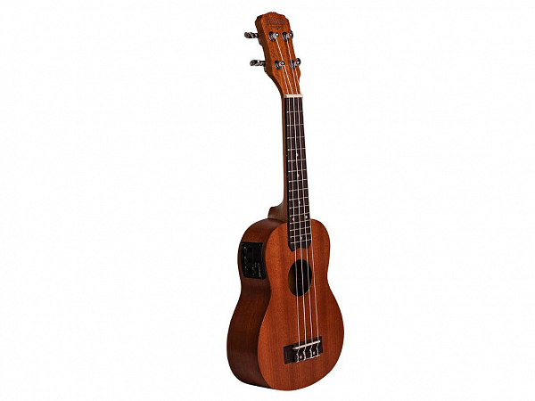 UKULELE MALIBU SOPRANO ELET NATURAL FOSCO 21-S C/CAPA