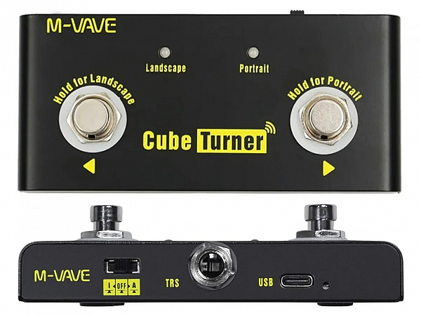 PEDAL M-VAVE CUBE TURNER WIRELESS PAGE VAVE857C - PASSADOR DE CIFRAS BLUETOOTH