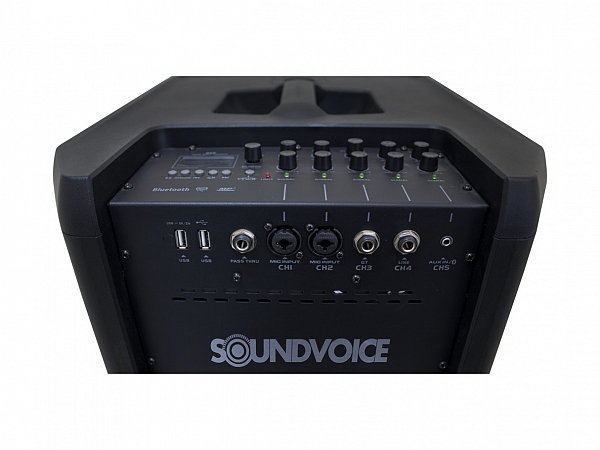 CAIXA SOUNDVOICE SISTEMA AMPLIFICADO STAGE BASS SV-600 - 600WTS - BLUETOOTH