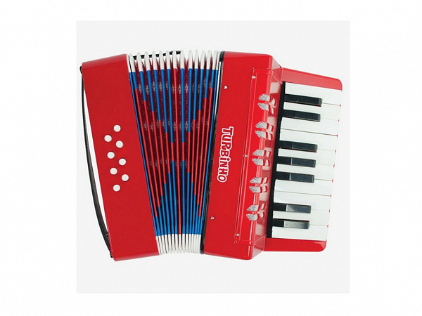 ACORDEON TURBO 104 INFANTIL VERMELHO