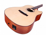 VIOLAO REDBURN RB100 AÇO ELETRICO FOLK NATURAL