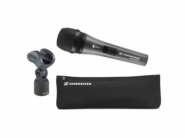 MICROFONE SENNHEISER E 835 S C/ CHAVE DINAMICO CARDIOIDE