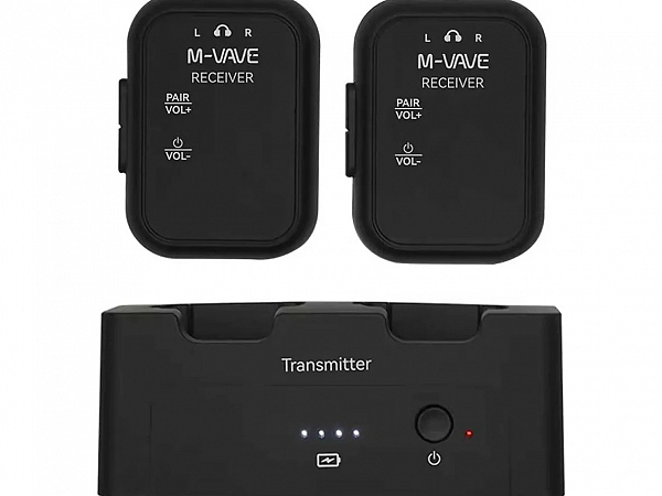 SISTEMA SEM FIO M-VAVE IN EAR WP12C C/ 2 BODYPACKS