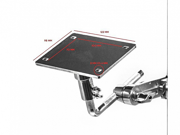 CLAMP ARTICULADO PAD ELETRONICO TORELLI BSP48 - CROMADO