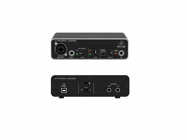 INTERFACE DE AUDIO BEHRINGER U PHORIA UMC22