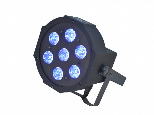 REFLETOR MAKPRO LED 7010 RGBWA SLIM 7X15W