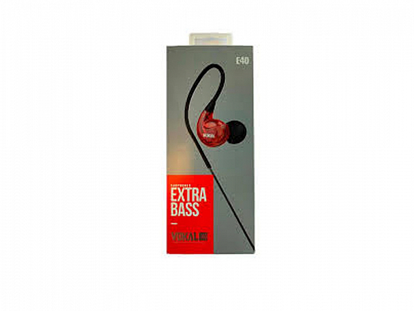 FONE VOKAL E40 IN EAR VERMELHO