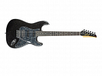 GUITARRA SEIZI FUN KATANA MUSASHI HSS BLACK SPARKLE MEIA NOITE C/ BAG