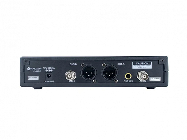 MICROFONE SEM FIO KADOSH K 492M MAO DUPLO