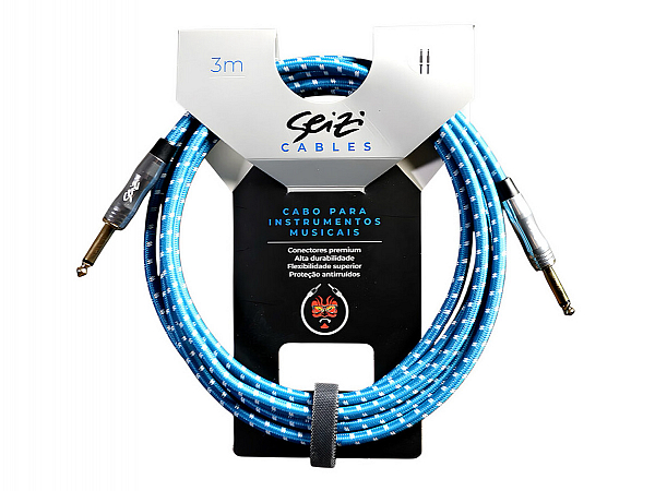 CABO SEIZI INSTRUMENTO ENERGY 3M P10/ P10 - BLUE & WHITE