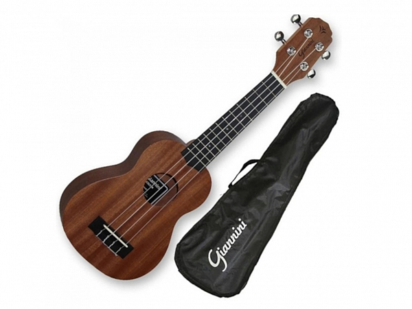 UKULELE GIANNINI GUK 23 WS SAPELE CONCERT ACUSTICO C/ BAG