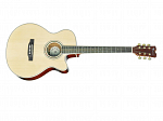 VIOLAO EAGLE AÇO ELETRICO CH 70 NATURAL - MINI JUMBO C/BAG