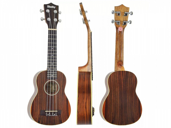 UKULELE SHELBY BY EAGLE SU21R SOPRANO ACUSTICO NAT FOSCO