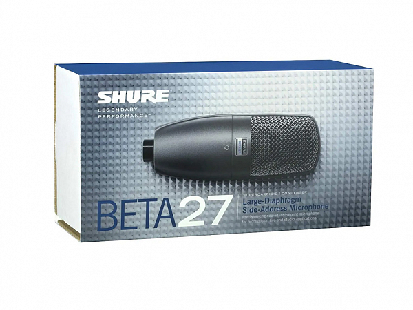 MICROFONE SHURE BETA 27 CONDENSADOR