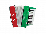 ACORDEON TURBO 104 INFANTIL VERMELHO/VERDE