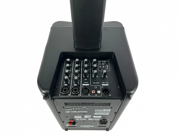 CAIXA WALDMAN SISTEMA TORRE AMPLIFICADO TWR-1400CH - 350WTS - COM BATERIA
