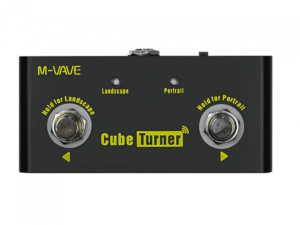 PEDAL M-VAVE CUBE TURNER WIRELESS PAGE VAVE857C - PASSADOR DE CIFRAS BLUETOOTH